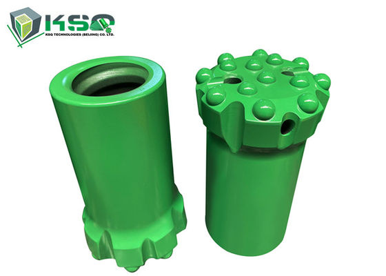 T51 89mm Button Drill Bit Tungsten Carbide / 14 Button Threaded