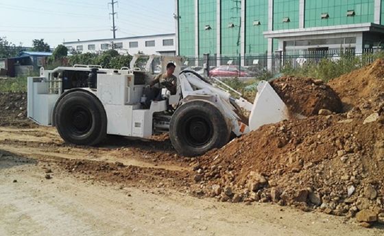 Beban Tambang Bawah Tanah Dump Machine oranye / Putih / Kuning