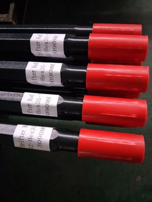 API Persetujuan R25 Bor Shank End Rod, Rock Drill Rod Untuk Tunneling / Pertambangan / Penggalian