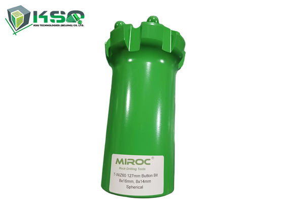 T-WIZ60 127mm Threaded Button Rock Drill Bit Untuk Pertambangan
