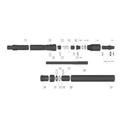 Palu pengeboran DTH serbaguna untuk berbagai aplikasi pengeboran Lubang 60-305mm