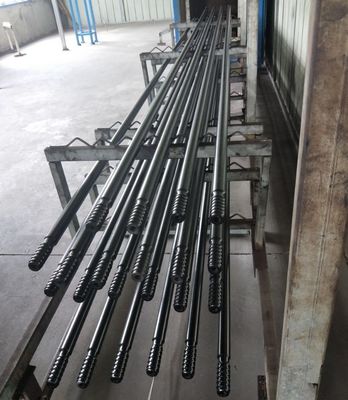 Top Hammer Ekstensi Berulir Bor Rod T45 T38 Laki-laki - Laki-laki Jenis Panjang 3050mm