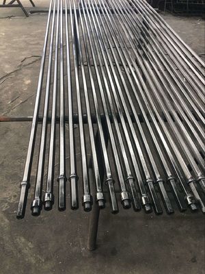 Lubang Kecil Berulir Bor Rod H25 Panjang 3050mm Dengan Shank 22 * ​​108mm