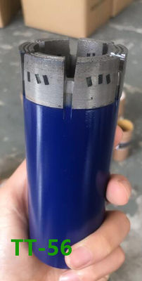 Dia 56mm Diamond PDC Drill Bit Forging Processing Untuk Medium / Formasi Super Keras