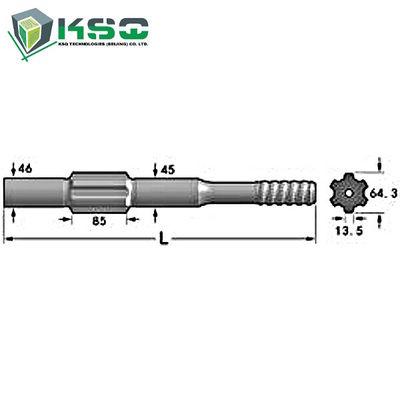 Ingersoll-Rand Bor Shank Adapter YH 65, YH 80, YH 65 RP, YH 70 RP, YH 75 RP, YH 80 RP