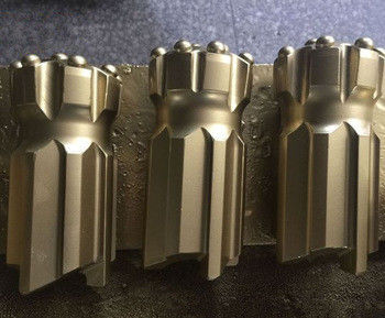 Pengeboran Top Hammer Drilling / T45 Menarik Kembali Tombol Bor Batu Bit 76mm