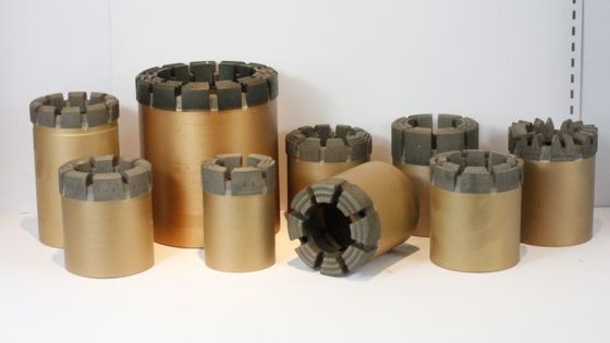 Wireline PCD Bor Batu Bit / Diamond Core Drill Bit Model AQ BQ NQ HQ PQ