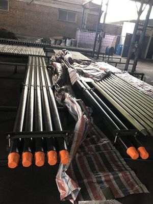 Kekuatan Tinggi Hex Extension Drill Rod R38 Threaded Rock Drill Rod Untuk Penggalian atau Konstruksi