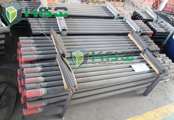 Pria - Wanita Thread Threaded Drill Rod Tungsten Carbide Bahan Flushing Lubang 14,5 Mm