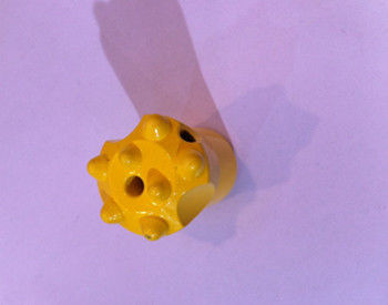 7 Gelar 34mm Tombol Bor Bit Alat Tapered Pengeboran Logam Bijih Penambangan