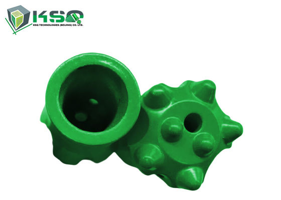 Taper 11 Derajat Tungsten Carbide Rock Drilling Tools batang dan bit untuk rig pengeboran tambang