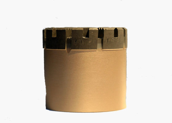 HQ Berlian Core Drill Bit Surface / Diresapi Set Ketahanan Aus Tinggi