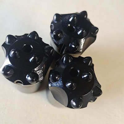 Suku Cadang Bor Batu 12 Derajat Tapered Dril Bit Dengan 7 Carbide Insert