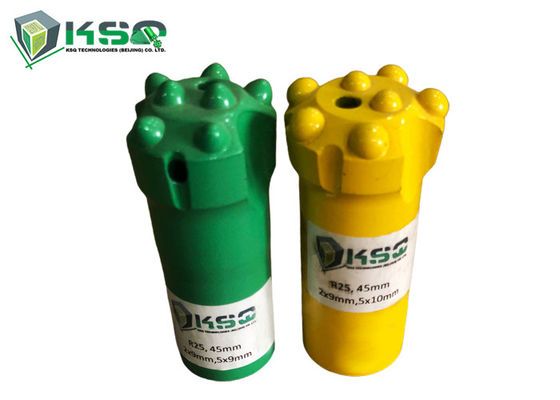 Bit Tombol Bulat Pengeboran Batu R25 Untuk Drifting Dan Tunneling