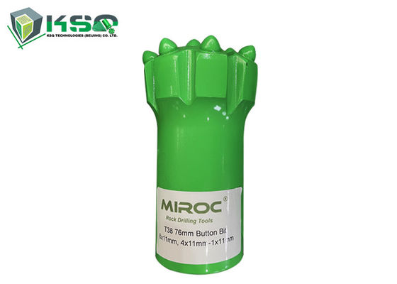 T38 64mm Sampai 89mm Palu Atas Tungsten Carbide Thread Button Drill Bit