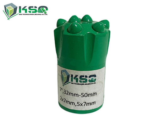 34mm 4 Tombol 7 Derajat Bit Pengeboran Tombol Meruncing