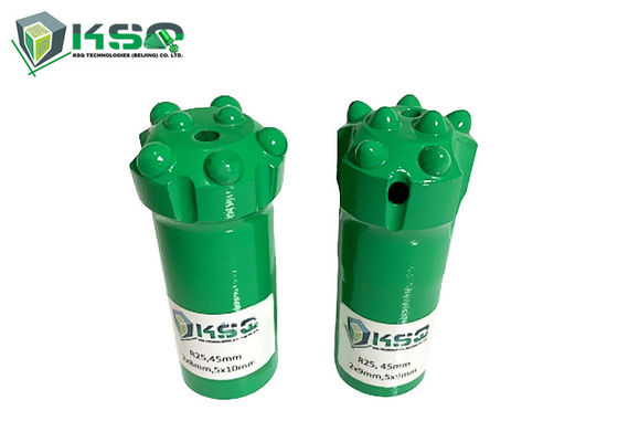 R25 Rok Pendek Bulat Dia.33-45mm Tungsten Carbide Tombol Bor Bit