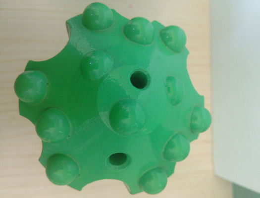 Pertambangan Suku Cadang 76mm T51 / T38 Reaming Bor Bit Hard Rock Bor Dome Bit