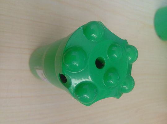 R32 Rock tombol Drill Bit panas proses karbida semi balistik