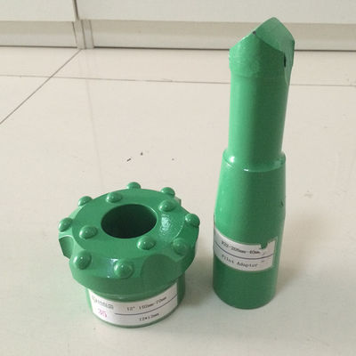 6/12 Gelar Percontohan Adapter Reaming Bor Bit Untuk Cut Holes Quarry Mining, Shape datar