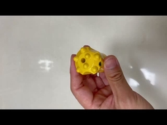 Sesuaikan Taper Button Bit 11 Degree 33mm Merah High Speed Bor Bit